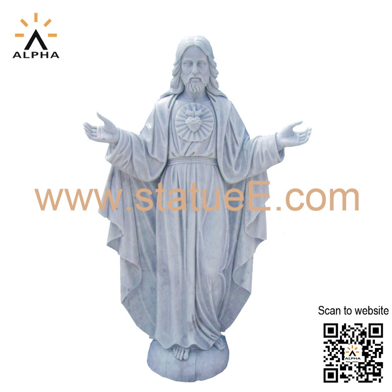 Sacred heart statue